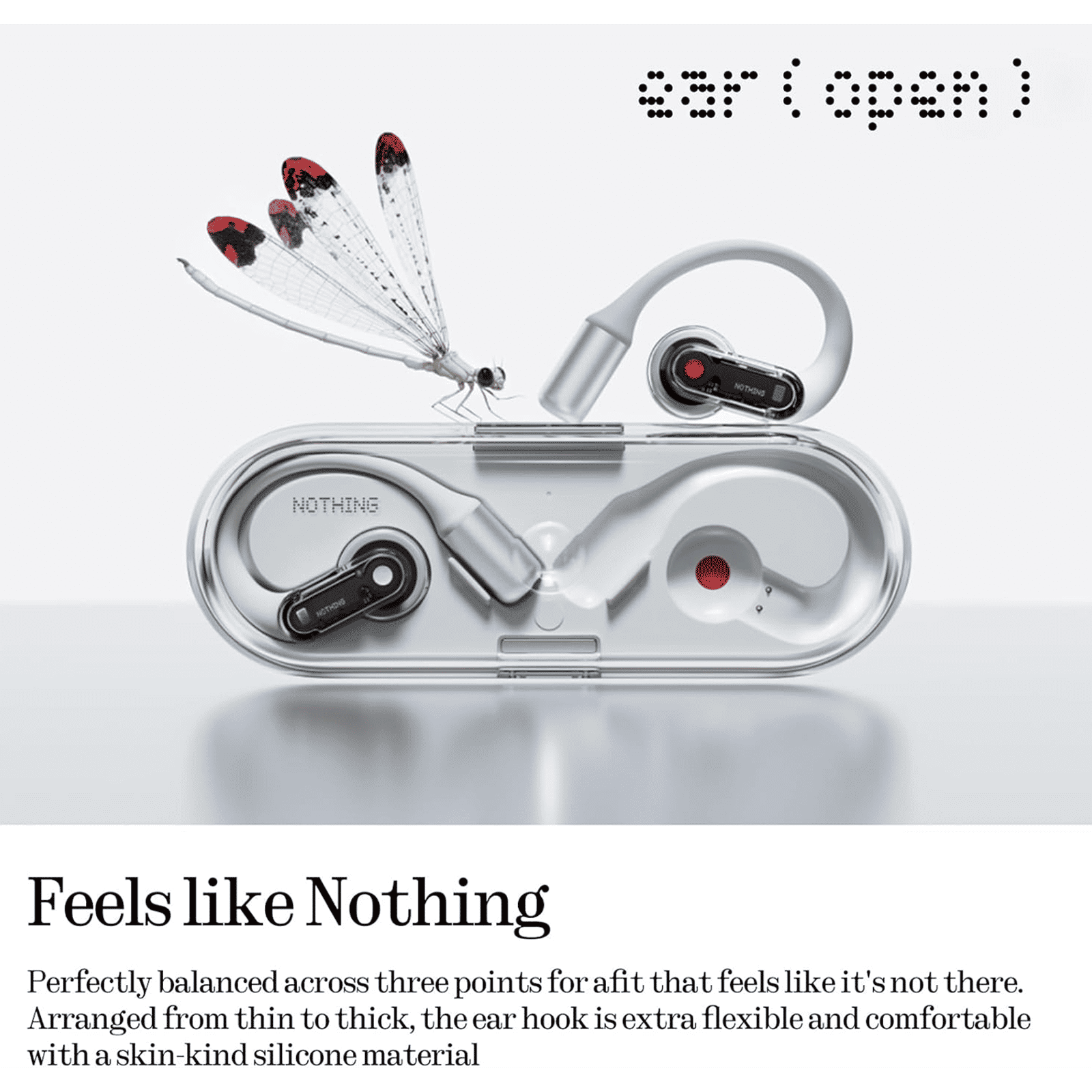 Buy Nothing Ear (Open) TWS Earbuds (IP54 Water Resistant, Clear